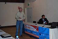 Ponentes Invitados, Amancio Carnero, en sesión moderada por Pedro Lara. 
